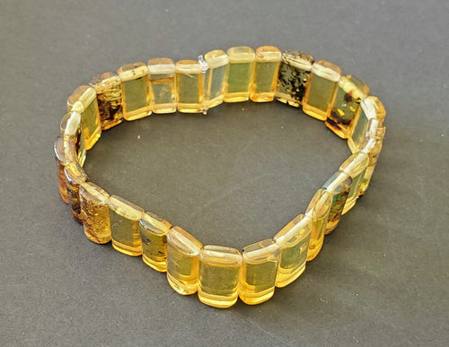 Pulsera plana en Ambar