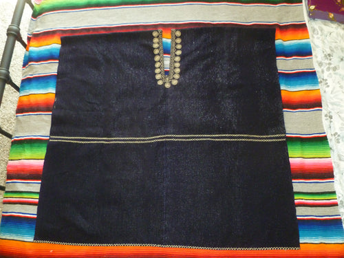 Poncho tejido telar de cintura